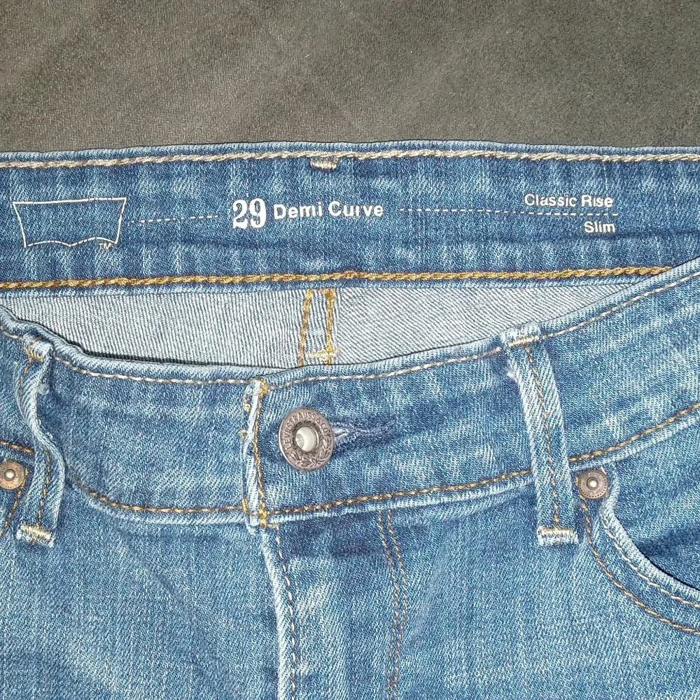 LEVI'S Denim Curve, Slim Classic-rise W29/L32 - Picture 2 of 2